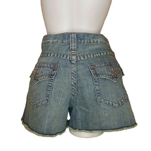 Victoria Secret London Jeans Distressed Shorts 14 - Picture 8 of 8